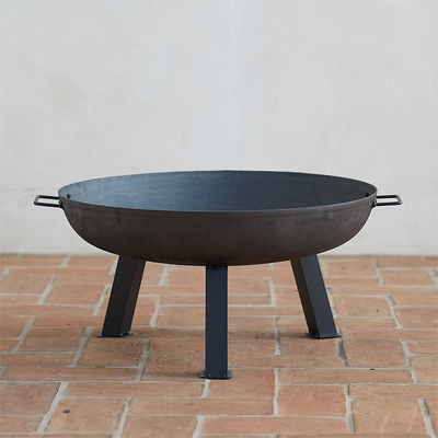 Corten Steel Fire Pit Rusty look Outdoor Garden Decoration แคมป์ปิ้ง