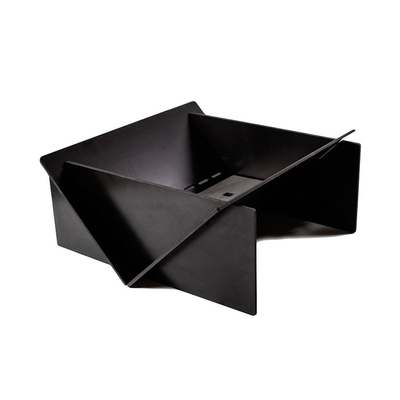 Firepit เหล็ก Corten ที่ถอดออกได้ GN-FP-333 เครื่องทำความร้อนกลางแจ้งสนิมธรรมชาติ