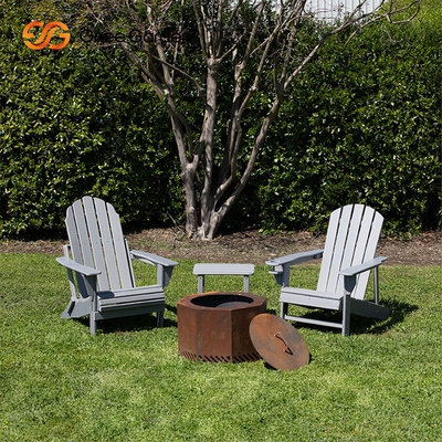Charcoal Bonfire Fire Pit 19.5 นิ้วแบบพกพาการเผาไหม้ไม้กลางแจ้งไร้ควัน