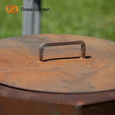 หลุมไฟ Corten Steel แบบกำหนดเองสำหรับสวน Outdoor