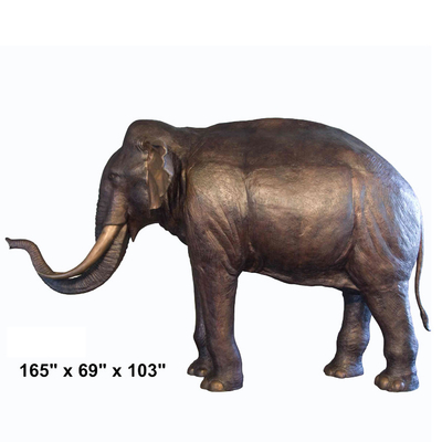 H120cm TUV อนุมัติประติมากรรมสำริดกลางแจ้งโบราณสำหรับสวน