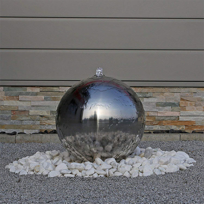 H245cm Hollow Sphere ประติมากรรมสแตนเลสสำหรับตกแต่งกลางแจ้ง