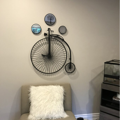30 นิ้วจี้โลหะ Wall Art Decor แขวนผนังปรับแต่งได้
