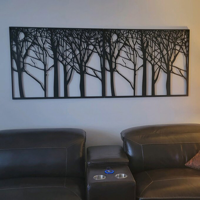 29x38 นิ้ว Tree Of Life Artwork Metal Laser Cut For Garden