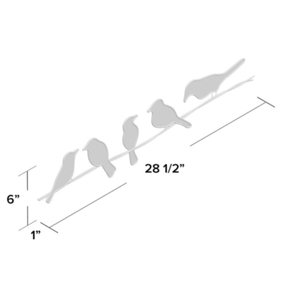 Creative Vintage Metal Wall Art Decor โลโก้ OEM ความยาว 28.5 นิ้ว