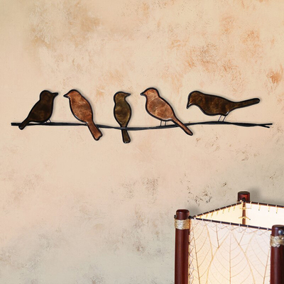 Creative Vintage Metal Wall Art Decor โลโก้ OEM ความยาว 28.5 นิ้ว